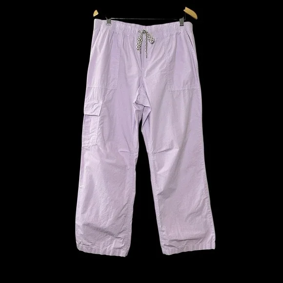 Aerie Baggy Cargo Skater Pant in Violet Flurry Pull-on Women's Size Large Y2K - Picture 4 of 12